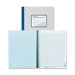 Lab Notebook w/ Carbon, 4x4 Quad, 200 Sheets, Letter, Gray