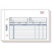 Invoice Form, 3 Part, Carbonless, 5-1/2"x7-7/8", 50/BK