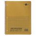 Quad Notebook, Wirebound, 5x5 Quad, 3-Hole Punch, 11"x8-1/2", 80 Sh, Brown