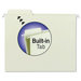 Fastab Hanging File Folders, 1/3 Tab, 20/Box