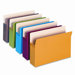 3 1/2" Expansion Colored File Pocket, Straight Tab, Legal, Assorted, 5/Box                                                   