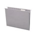 Colored Hanging Folders, 1/5 Tab Cut, Letter Size, Gray