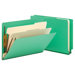Six-Section Colored End Tab Classification Folders, 10/Box