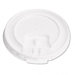 Travel Cups, Lid, for SLOX8J, White, 2,000/carton                                                                            