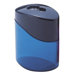 Pencil Sharpener, 2 Hole, Oval, Blue/Aqua/Pink