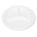 Plastic Dinnerware, Compartment Plates, 125/Pack