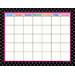 Black Polka Dots Calendar