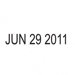 Identity Group Rubber Stamp, Dater, Conventional, Type Size 1 1/2