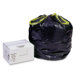 Heavy-Duty Draw/Tie Bags, Hexene Resin, 30 gal, 1.2mil, 30 1/2 x 34, BLK, 200/bx                                             