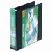 Smart-View Vinyl Round Ring View Binder, 2in Capacity, Black                                                                 