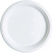 Compostable 10" Sugarcane Dinnerware Plate in Natural White