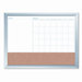 Magnetic Dry Erase 3-N-1 Board, Cork Area, 24 X 18