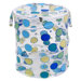 The Original Bongo Bag Dots Pop Up Hamper in Blue and Green