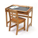 24.75" W Art Desk with Chalkboard Top and Chair