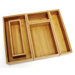 Bamboo 5 Piece Organization Box Set