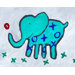 Paper Prints X & O Elephant Canvas Print