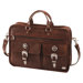 Oak Leaf 6 Compartment Organized Briefcase