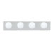 Four Light Vanity Light in Brushed Nickel