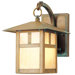 Montclair Mission  Outdoor Wall Lantern in Vintage Brass