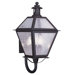 Waldwick Three Light Outdoor Wall Lantern in Bronze