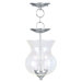 Home Basics 2 Light Convertible Foyer Pendant