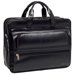 P Series Elston Leather Laptop Case in Black