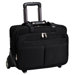 R Series Roosevelt Leather 2-in-1 Removable-Wheeled Case in Black