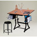 Ashley Melamine Drafting Table with Stool