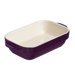 Mulberry and Cream Stoneware 18cm Rectangular Dish