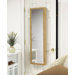 Over the door jewelry Armoire Mirror in Oak