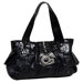 Flordeperia Croco Embossed Faux Leather Small Handbag