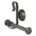 Regalia Toilet Paper Holder in Weathered Brass
