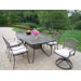 Oxford Mississippi 7 Piece Dining Set with Cushions