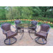 Tuscany 5 Piece Swivel Dining Set