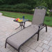 Cascade Chaise Lounge with End Table