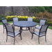 Mississippi 7 Piece Sling Dining Set