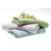 Cashmere Blanket in Pastel with Barely Ivory Trim