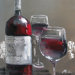 Wine and Two Glasses I Canvas Art