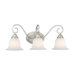 Picasso  Vanity Light in Brushed Nickel