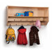 Double Row Wall Mount Coat Rack