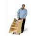 19" H Mobile Book Carrier