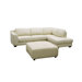 Zen Right Leather Chaise Modular Sectional