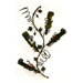 Xiafeng 6 Bottle Wall Mounted Wine Rack