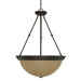 3 Light Inverted Pendant