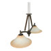 Viceroy 2 Light Kitchen Island Pendant 