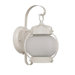 Onion Wall Lantern in White
