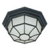  Flush Mount in Textured Black