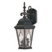 Fordham  Arm Down Wall Lantern in Textured Black