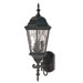 Fordham  Arm Up Wall Lantern in Textured Black