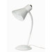 One Light Goose Neck Desk Lamp in White